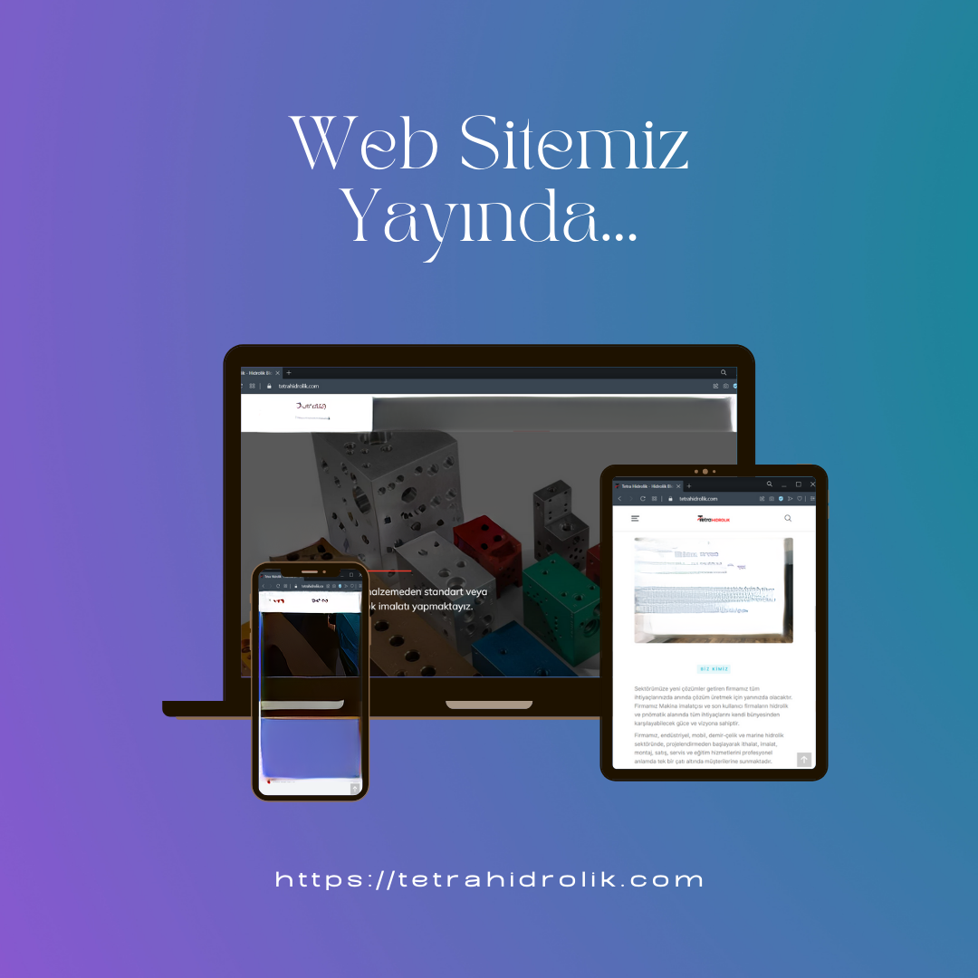 Web Sitemiz Yayında!